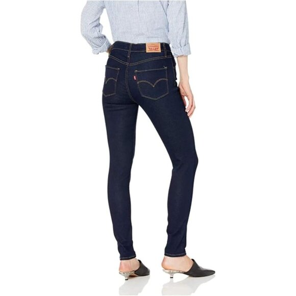 Levi's 721 High-Rise Skinny Jeans Size 30 - Blue - Picture 2 of 2